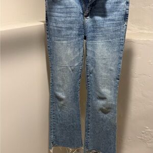 LOFT Denim Ankle Jeans in Light Blue
